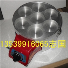 燃气汉堡炉七孔汉堡机圆形美式鸡蛋饼机禽蛋机铝合金7孔汉堡炉