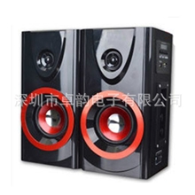 【厂家直供】高档新款美声达MX-203木质插卡音响数码屏遥控音箱