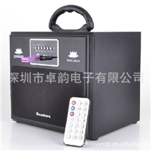 厂家直供美声达MX-911便携式立体声音箱带遥控收音广场扩音机