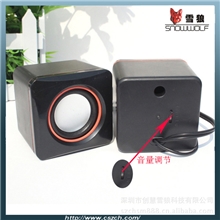 深圳音箱厂家生产E1788笔记本USB迷你音箱大量承接外贸公司礼品