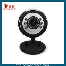 大量现货供应厂家主推外贸小霸王带led灯USB电脑摄像头带麦克风