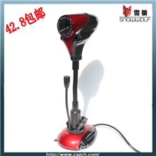 代发高清红外线电脑摄像头雪狼S100极目1200万带麦克风免驱