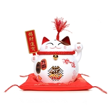 高端电子礼品招财猫钱罐音箱，塑料工艺品厂家货源，体面实用礼品