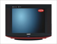 17寸CRT电视机小壳外贸出口