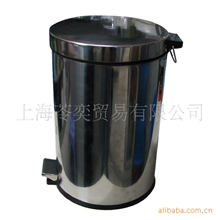 20L脚踏卫生桶/烟灰桶/不锈钢垃圾桶/环保桶/客房桶