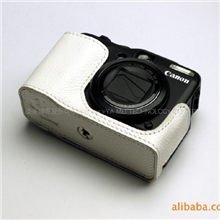 供应佳能相机包真皮相机底座进口牛皮相机包