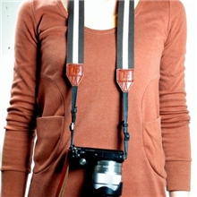 供应精美数码相机背带织带肩带，复古相机包