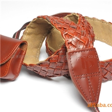 手工编织背带真皮相机背带相机真皮肩带