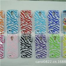 新款斑马纹防震手机保护壳上市三星galaxys4active硅胶加PC壳