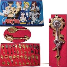 阿阿米动漫周边批发妖精的尾巴21个装星灵魔法师露西星灵召唤钥匙