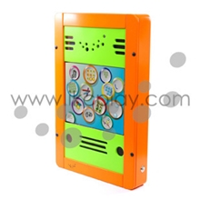 朱丽叶橙色寓教于乐/墙壁触摸式游戏机