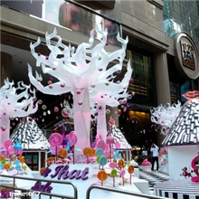 元旦布置，商场布置，别墅元旦布置