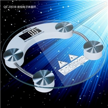 厂家直销宝岚夜视背光电子人体体重健康秤电子称透明圆秤大号