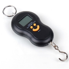 电子称厂家迷你便携葫芦形电子手提秤快递秤厨房菜秤40KG/10G