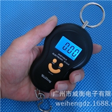 威衡恒正品葫芦笑脸形便携式手提电子秤电子吊钩快递挂钩钓鱼秤称