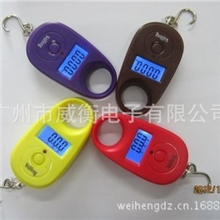 weiheng威衡25kg/5g迷你超便携斤两钱显示电子手提秤挂钩电子秤称