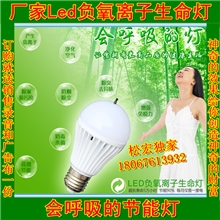 供应LED负离子节能灯负氧离子生命灯空气净化灯吸烟灯