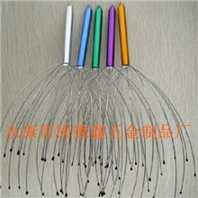 【批发供应】全不锈钢丝头部按摩器/八爪鱼按摩爪/1件起批