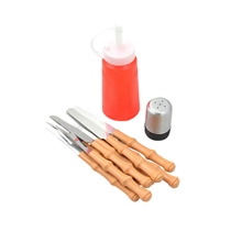 烧烤工具烧烤必备十件套叉刀调味罐酱料罐套装