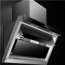 厂家批发新款双电机油烟机双凤轮