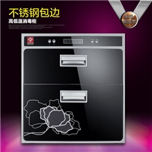 广州樱花嵌入式消毒柜家用消毒碗柜高低温不锈钢边工厂直销