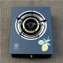 批发广州樱花家用台式玻璃贴画节能单头燃气灶具