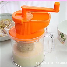 多功能手动豆浆机手摇豆浆机Q版榨汁器手工榨汁机m208g