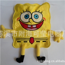 《厂家直销》供应海绵宝宝热水袋海绵宝宝电暖宝慈溪电热水袋