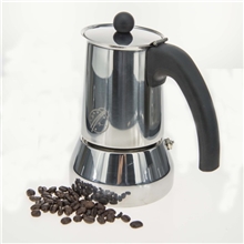 厂家批发供应不锈钢摩卡壶咖啡壶煮咖啡器具(文森特)4杯
