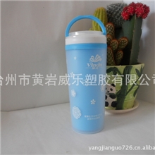 供应透明磨砂双层保温杯双层水杯运动学生保温杯（图）