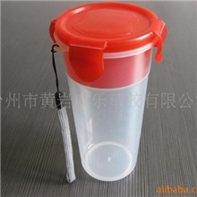 供应优质塑料杯高透明密封杯带滤格茶杯随身杯水杯