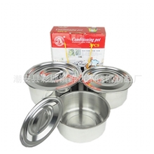 外贸原单出口包装料理锅三件套15-17-19cm