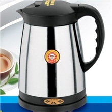 拜草堂超级巨星双层保温不锈钢电水壶1.2L/1.5L送礼佳品