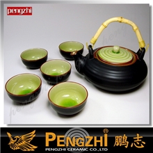 茶壶陶瓷茶壶冰裂釉茶壶裂纹釉茶壶日式茶壶色釉茶壶茶壶