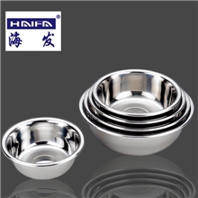【厂家直销】供应18-30CM加厚带磁不锈钢盆反边盆碗