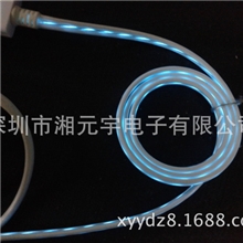 厂家直销发光数据线USB伸缩数据线面条数据线