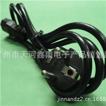 供应欧标三插电源线,1.5米，品字尾