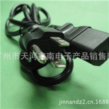 供应美标电源线,三插+品字尾(3C认证)美式电源线1.5米CCC
