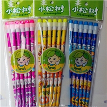 小松树6支装大皮头铅笔HB6603（厂家批发）