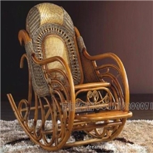 佛山家具厂直销藤会所天然藤椅客厅躺椅高档摇椅简约亏本清仓