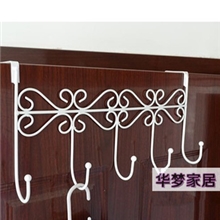 华梦铁艺门后挂钩免钉挂钩创意门背挂架壁饰无痕挂钩挂衣架