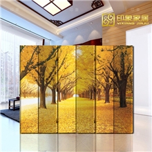 双面布艺屏风屏风隔断折叠屏风厂家直销屏风一套代发