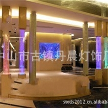 生产销售气泡柱流水瀑布墙亚克力屏风水舞酒柜