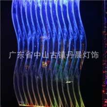 GSCE认证装饰气泡墙水舞屏风隔断亚克力流水墙LED水幕酒柜