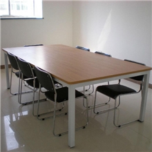 久合家具批发时尚热销实惠钢木板式10人位会议桌