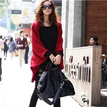 WJ51新款披肩女外套薄针织开衫羊绒围巾围脖蝙蝠袖宽松毛衣