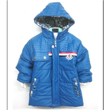 红盒子童装2013冬款童装PU皮连帽童棉衣中童装童棉服批发