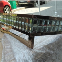 直销高档服装货架展示架不锈钢挂衣马赛克玫瑰金上墙壁挂衣架