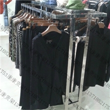 批发销售不锈钢服装展示架服装店挂衣架子地摊展架