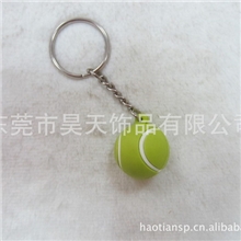 高尔夫球类钥匙扣硅胶钥匙扣PVC球形钥匙扣PVC钥匙圈钥匙链